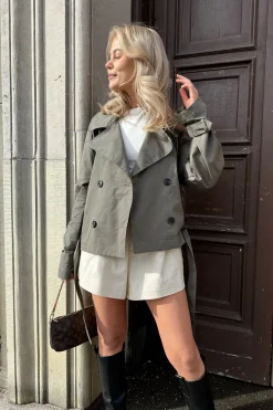 BYIC Almaic Trenchcoat green Green