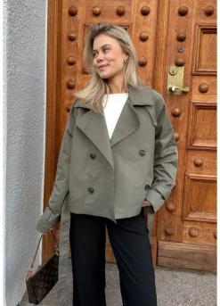 BYIC Almaic Trenchcoat green Green
