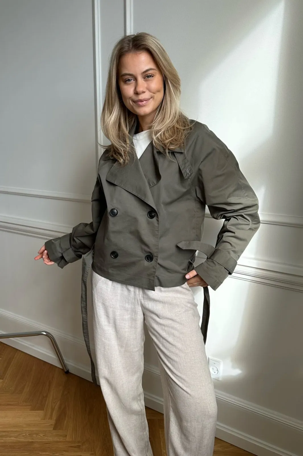 BYIC Almaic Trenchcoat green Green