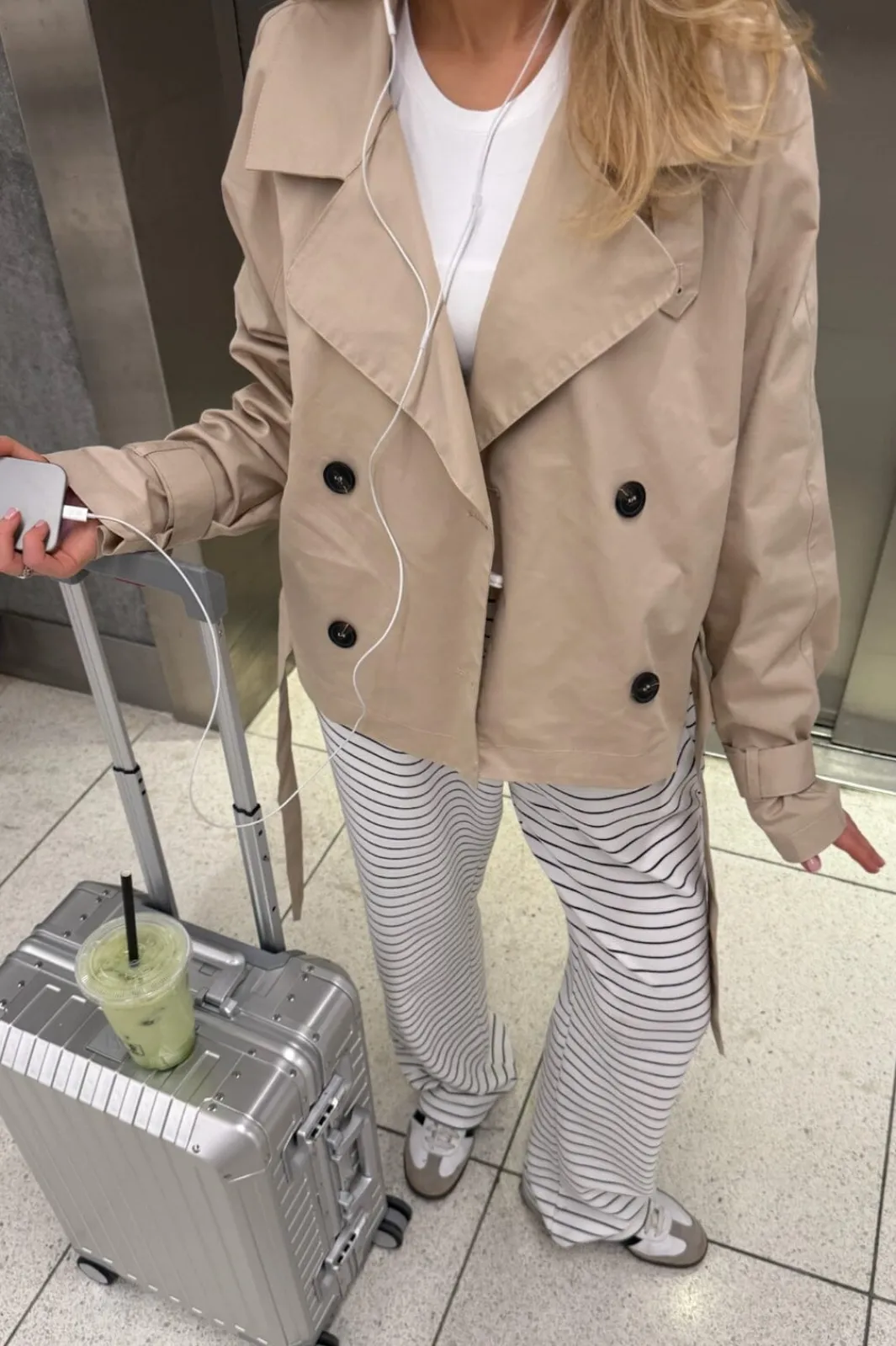 Outlet BYIC Almaic Trenchcoat A2319 Sand