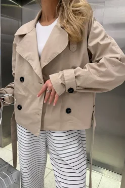 Outlet BYIC Almaic Trenchcoat A2319 Sand