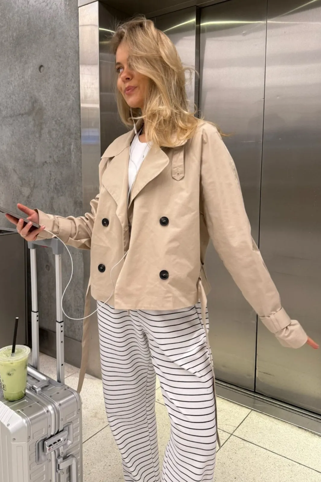 Outlet BYIC Almaic Trenchcoat A2319 Sand