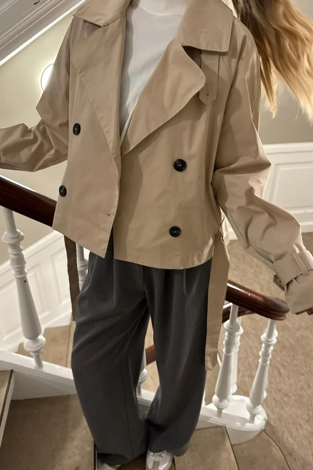 Outlet BYIC Almaic Trenchcoat A2319 Sand
