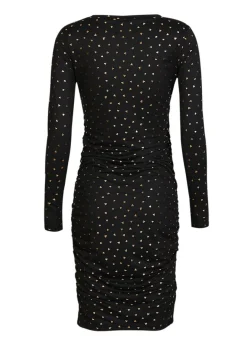 Discount Liberte Alma-Long-Dress 9506 Black Gold Heart