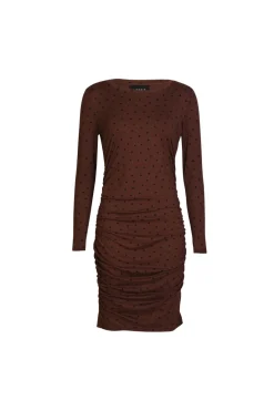 Best Liberte Alma-Long-Dress 9506 Brown Black Heart