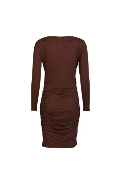 Best Liberte Alma-Long-Dress 9506 Brown Black Heart