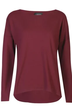 New Liberte Alma-Ls-Top (Fleece) 9354 Bordeaux