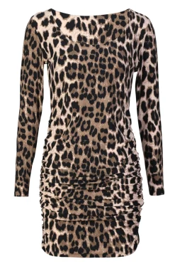 New Liberte Alma-Ls-Turn-Dress 9583 Big Lux Leo Fossil