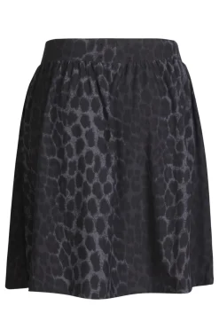 Hot Liberte Alma-Short-Loose-Skirt 9587 Dark Grey Leo