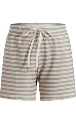 Online Liberte Alma-Shorts 9517 Sand Ivory Stripe