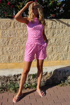 Hot Liberte Alma-Shorts 9517 Pink Watermelon