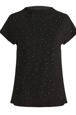 New Liberte Alma-Top Black Simili