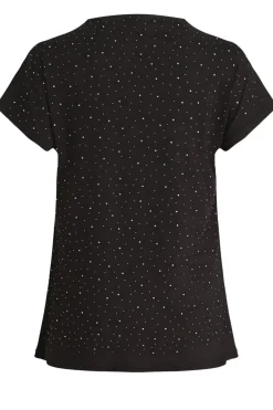 New Liberte Alma-Top Black Simili
