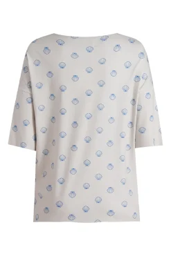 Discount Liberte Alma-Tshirt 9519 Ivory Cobolt Shell