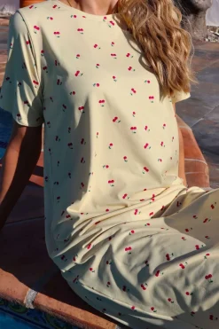 Sale Liberte Alma-Tshirt-Dress 9562 Yellow Cherry