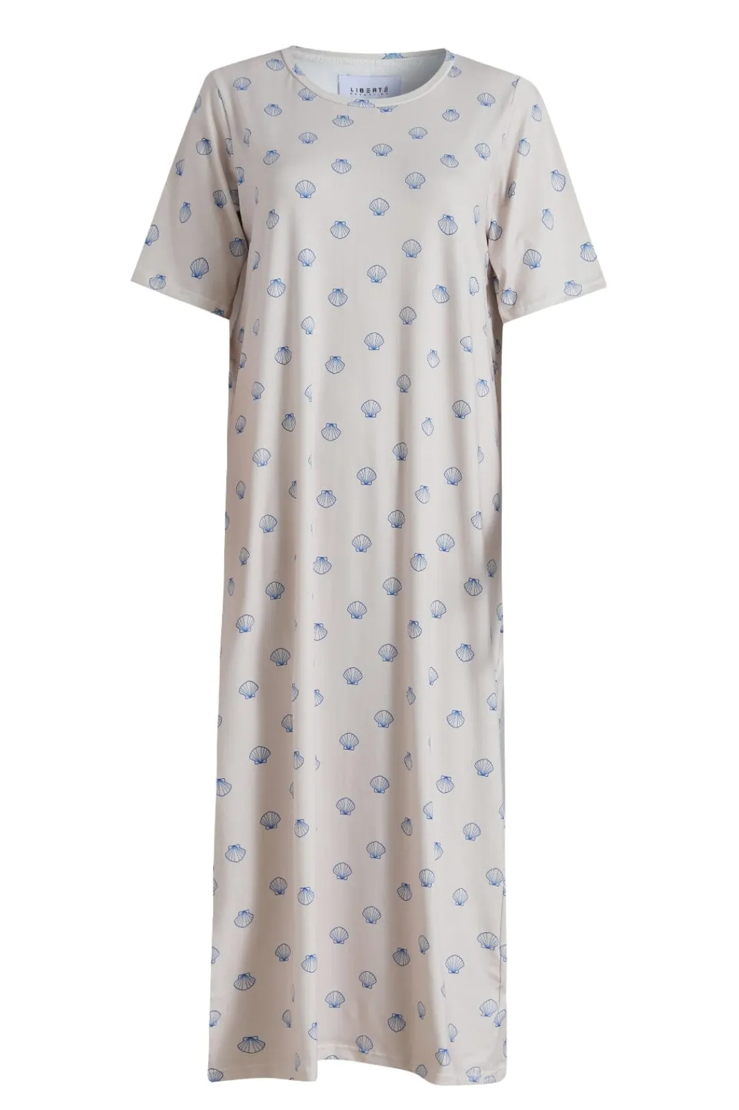 New Liberte Alma-Tshirt-Dress 9562 Ivory Cobolt Shell