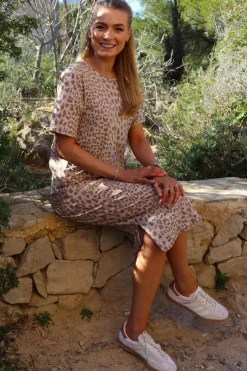 Sale Liberte Alma-Tshirt-Dress 9562 Desert Lux Leo