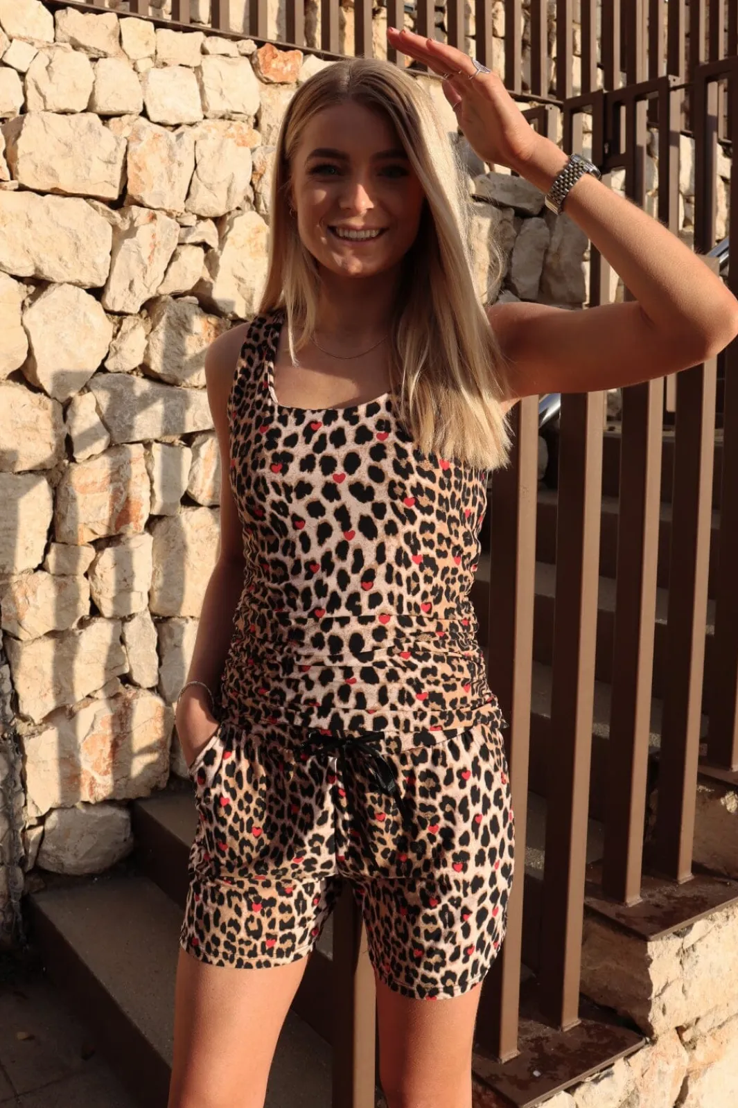 Online Liberte Alma-Turn-Top 9580 Lux Leo Red Heart