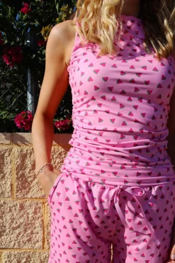 Discount Liberte Alma-Turn-Top 9580 Pink Watermelon