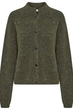 Hot Gestuz AlphaGZ Short Cardigan NOOS Dark Olive Melange