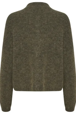 Hot Gestuz AlphaGZ Short Cardigan NOOS Dark Olive Melange