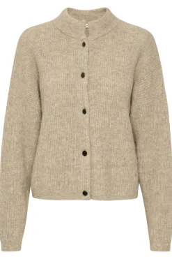 Discount Gestuz AlphaGZ Short Cardigan NOOS Warm Sand Melange