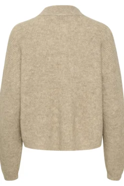 Discount Gestuz AlphaGZ Short Cardigan NOOS Warm Sand Melange