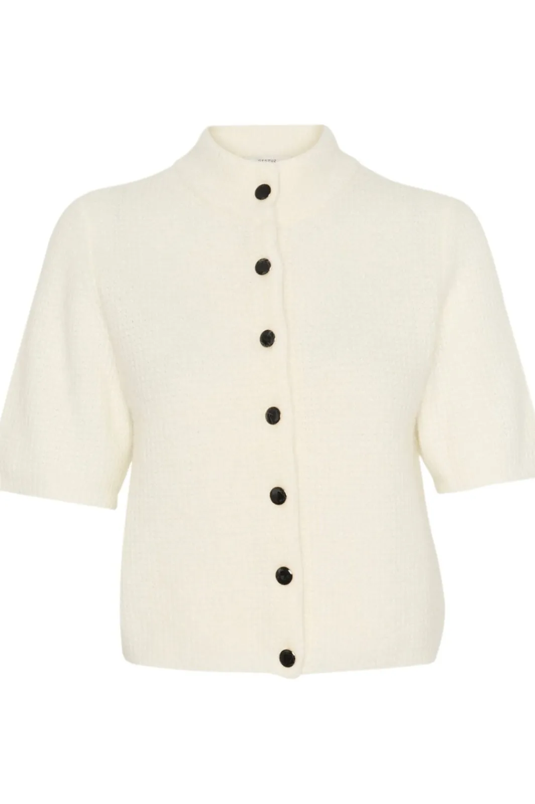 Sale Gestuz Alphagz Ss Short Cardigan 102336 Ivory