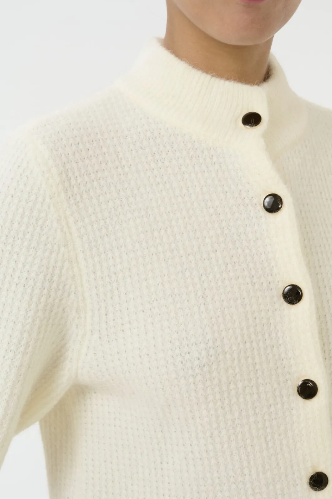 Sale Gestuz Alphagz Ss Short Cardigan 102336 Ivory