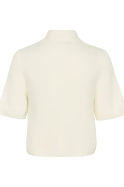 Sale Gestuz Alphagz Ss Short Cardigan 102336 Ivory