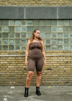 Clearance Lykkeland Ateliér Alturra Highwaist Shaping Shorts Chocolate