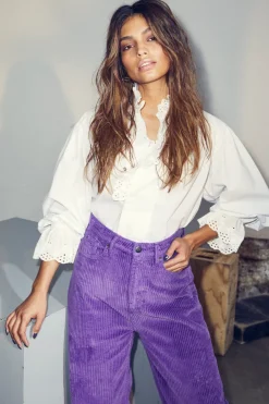 Clearance Co´Couture Alva Idris Anglaise Shirt 4000 White