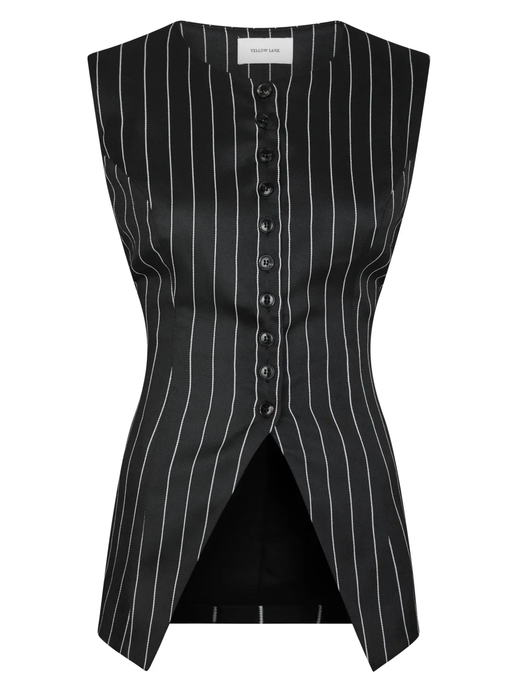 Best Yellow Lane Alva Stripe Waistcoat 165673 100