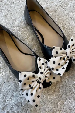 Discount Mellow Moon Amalie White/Black Dots