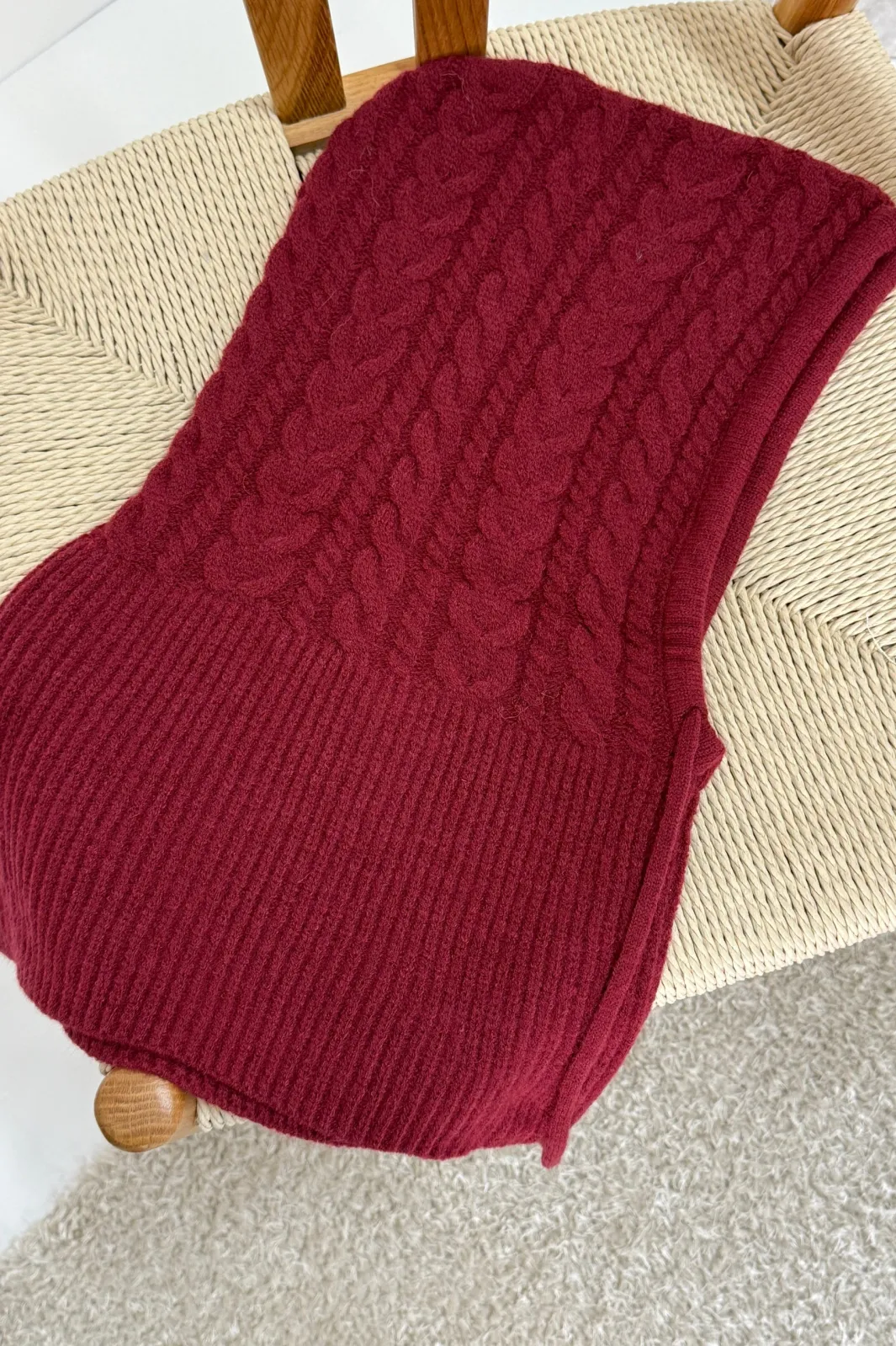 Clearance A-bee Amanda Balaclava Dark Red