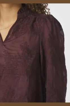 Outlet Neo Noir Amara Big Embroidery Blouse 163032 174