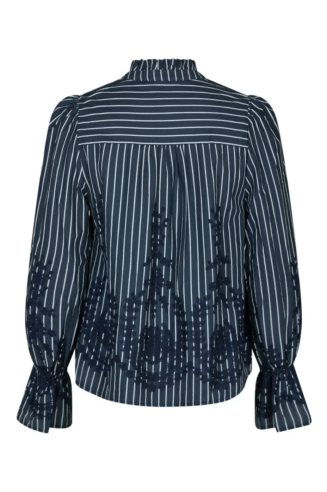 Discount Neo Noir Amara Stripe Emb Blouse 163363 141