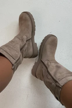 New Bloom Amaryllis Boots Taupe