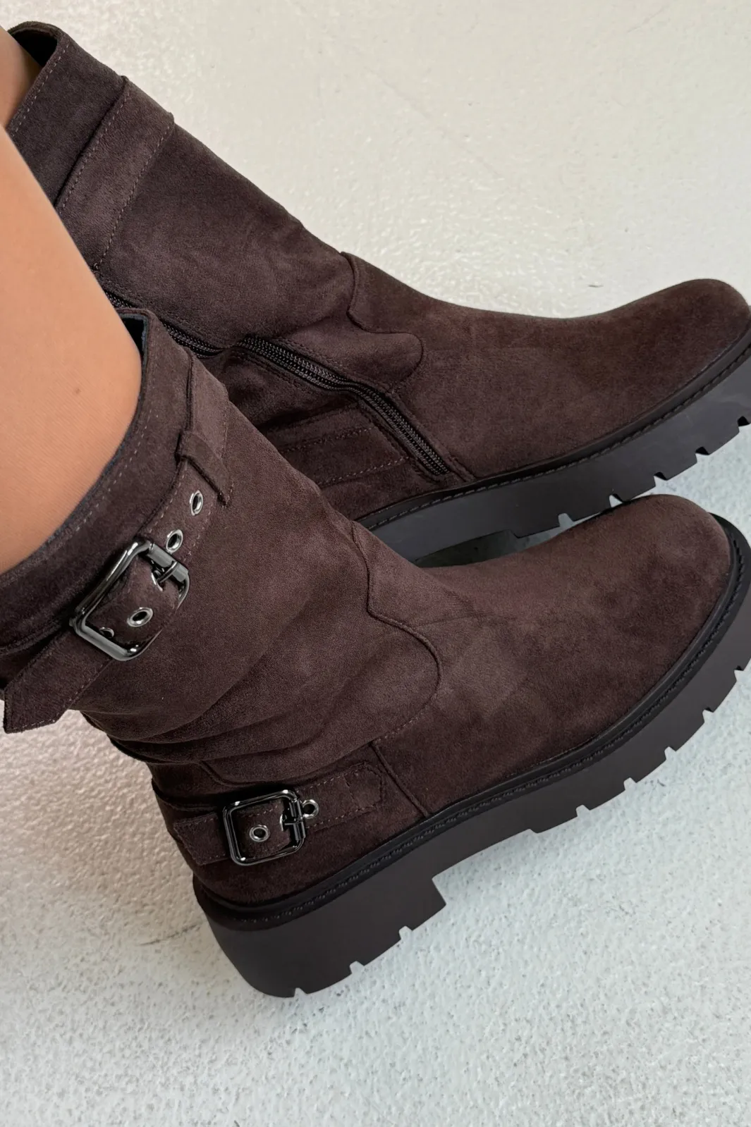 Clearance Bloom Amaryllis Boots Dark Maroon