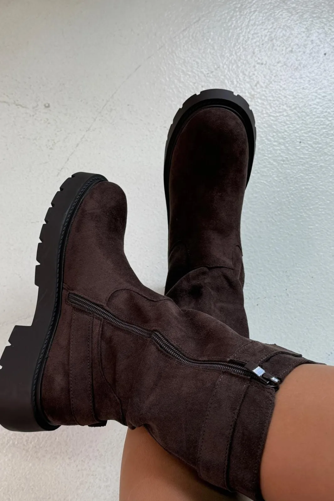 Clearance Bloom Amaryllis Boots Dark Maroon