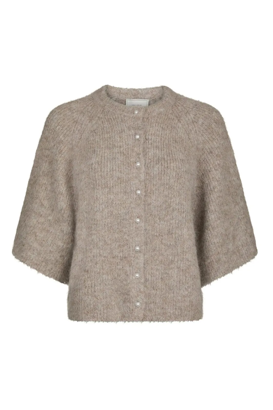 New Neo Noir Amaya Fluffy Knit Cardigan 167529 976