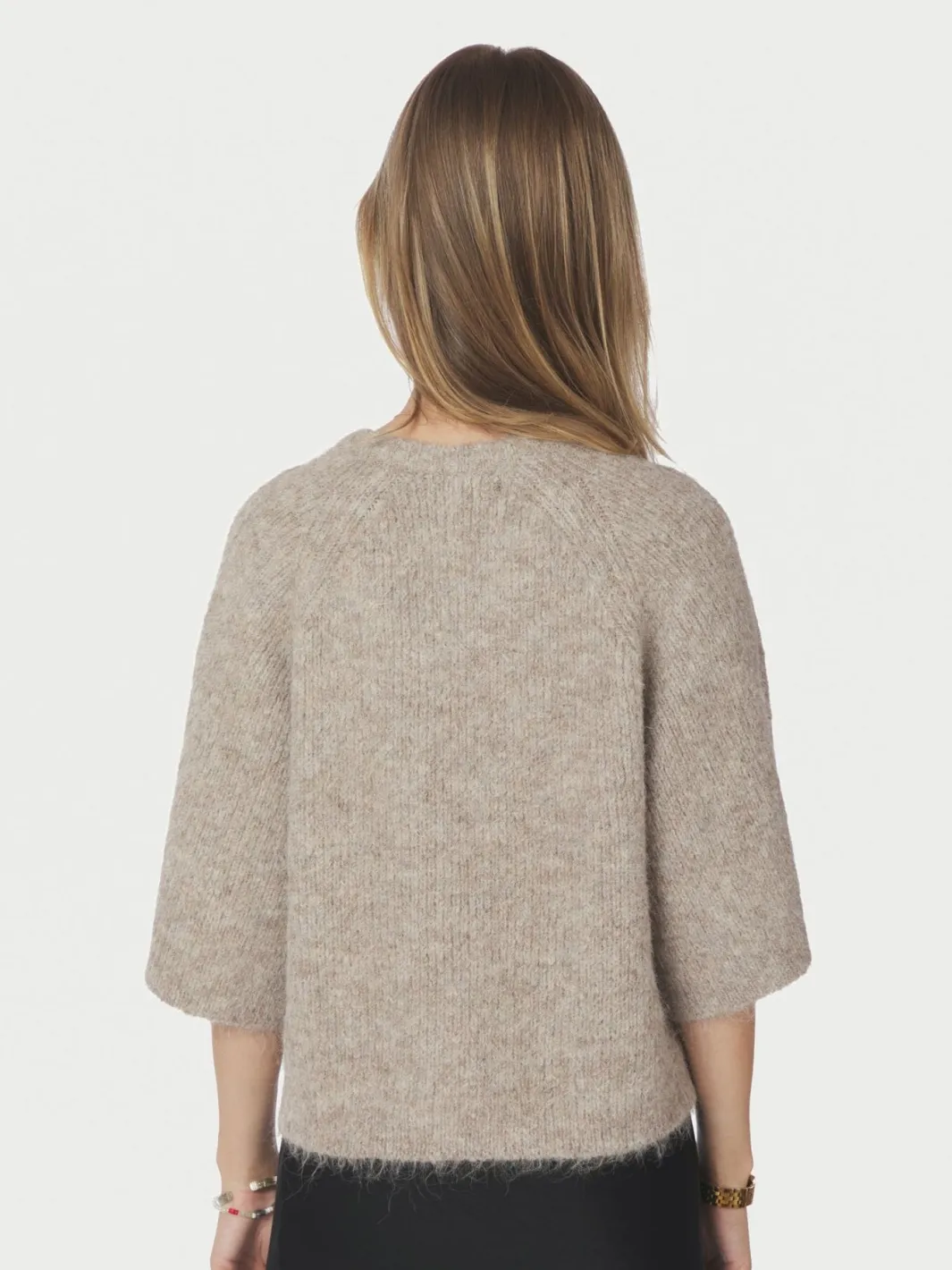 New Neo Noir Amaya Fluffy Knit Cardigan 167529 976