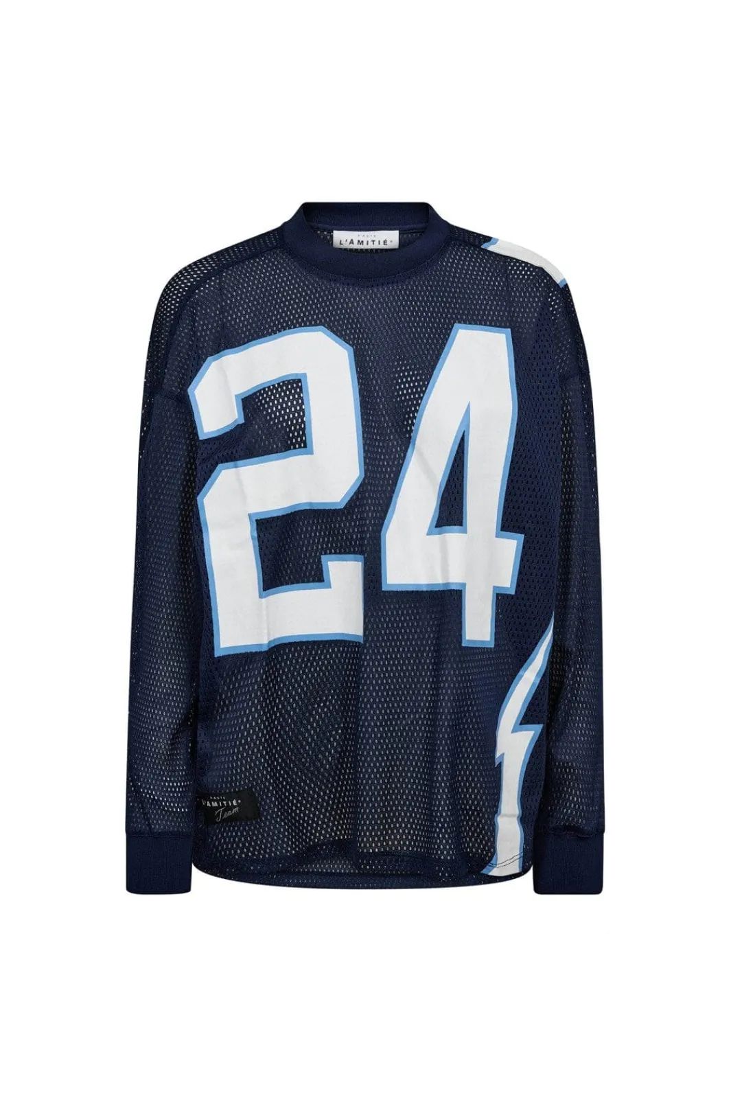 Online Haute L'Amitié American Football Ls Tee HL10049 Navy