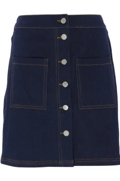 Continue Amy Denim Skirt 14779 Solid Blue
