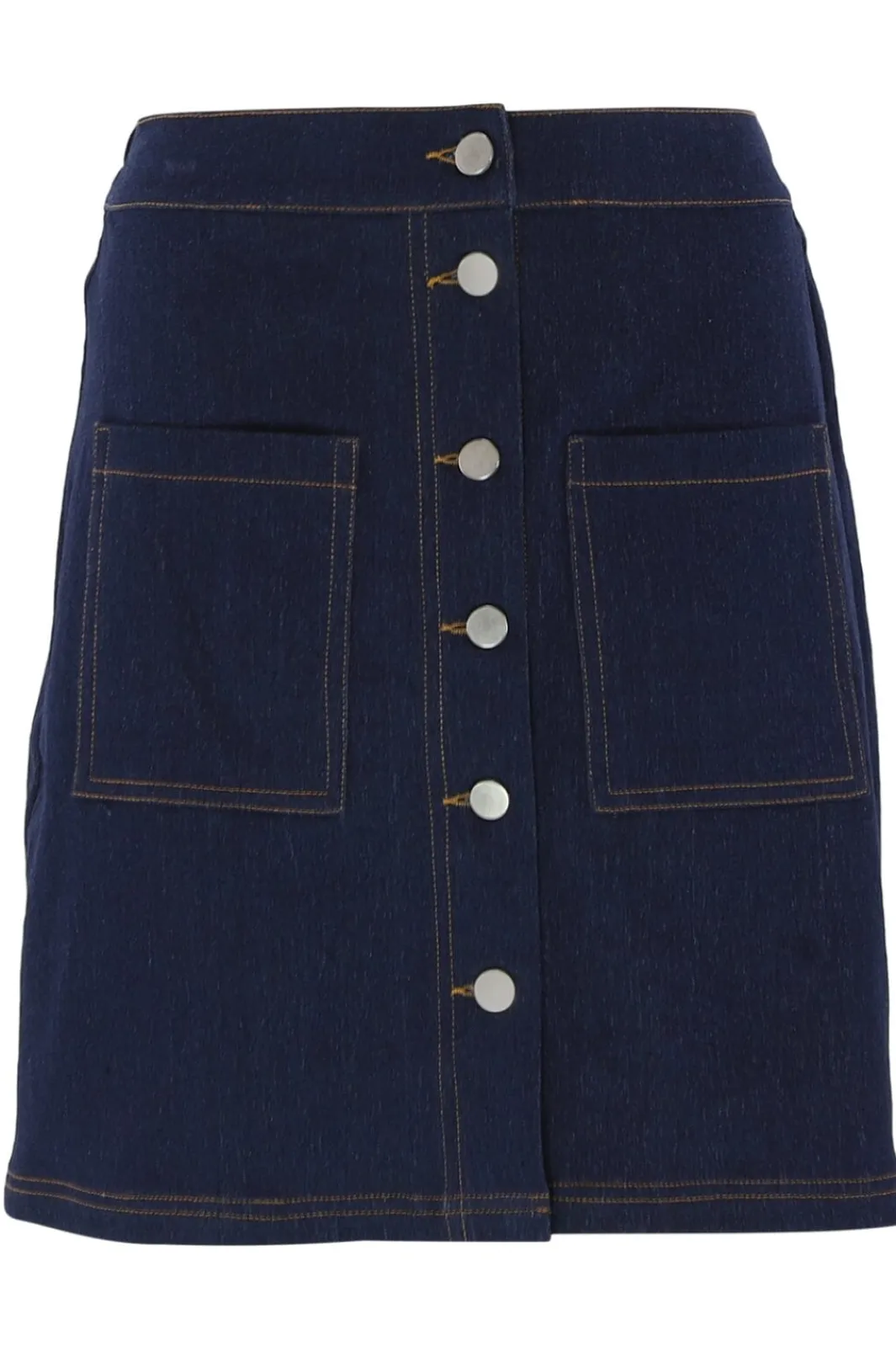 Continue Amy Denim Skirt 14779 Solid Blue