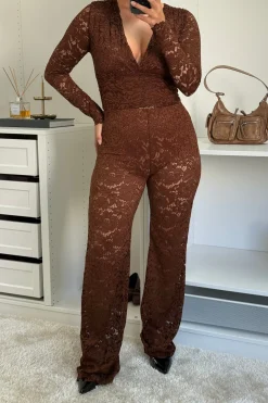 Sale A-bee Anabella Bodystocking Dark Brown