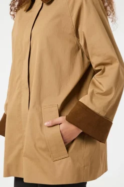Neo Noir Anastacia Cord Jacket 162515 Dark Tan