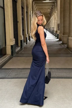 Best BYIC Andreaic Maxi Dress A23768 Navy