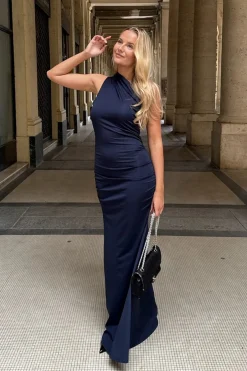 Best BYIC Andreaic Maxi Dress A23768 Navy