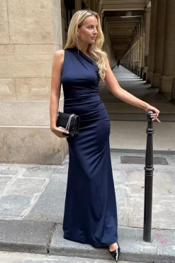 Best BYIC Andreaic Maxi Dress A23768 Navy